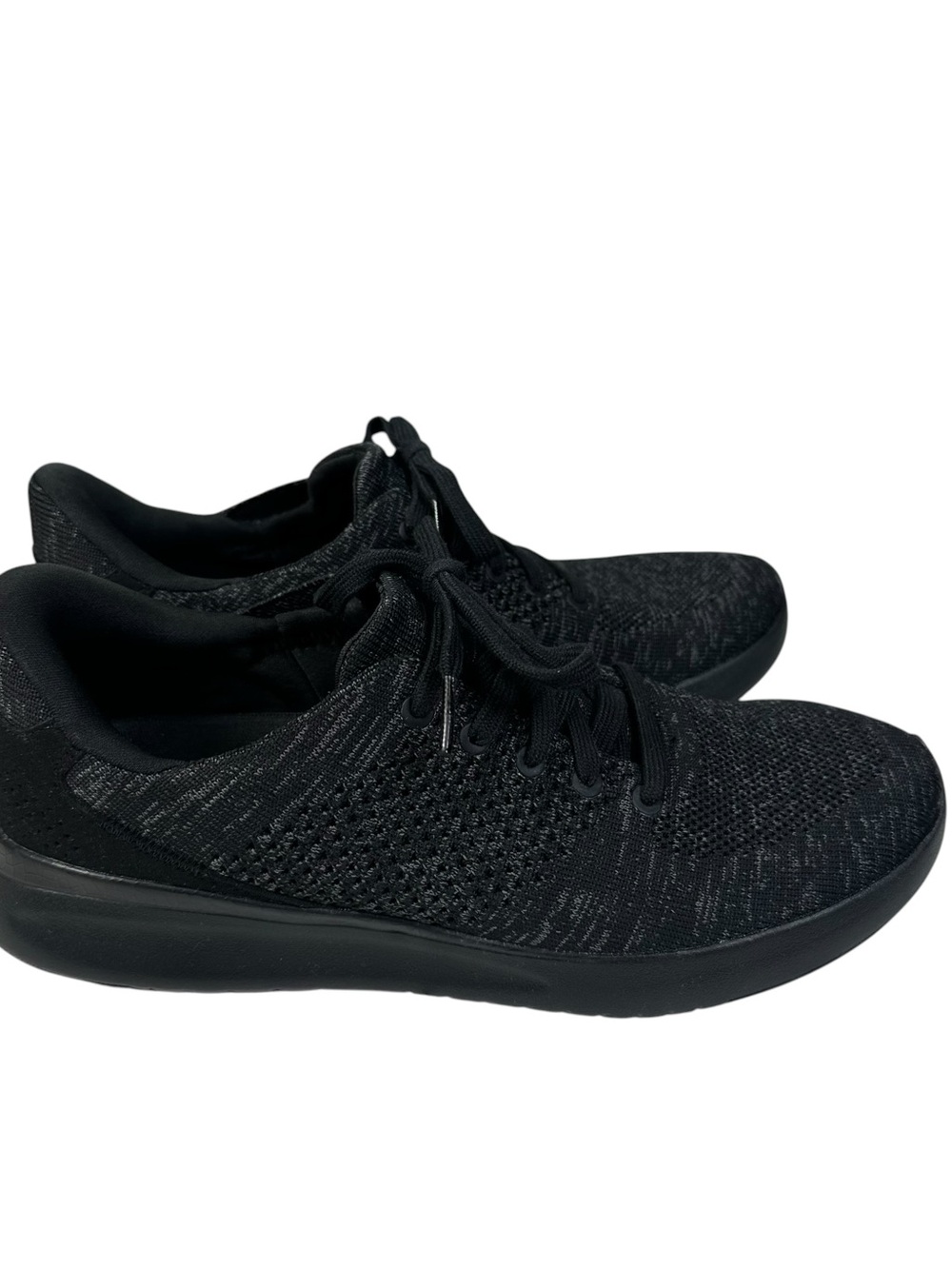 Kizik Lima Shoes Mens 7.5 Black Heather Hands Free Sneakers G3FC Comfort Slip On